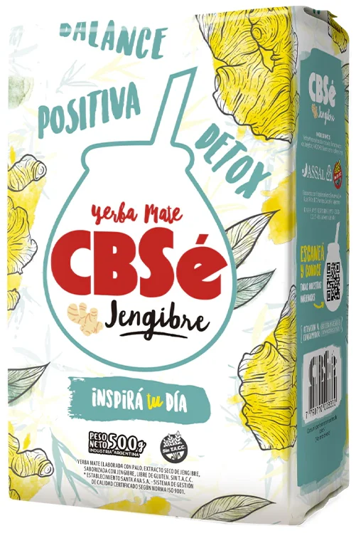 CBSé yerba mate jengibre - Ecomsur